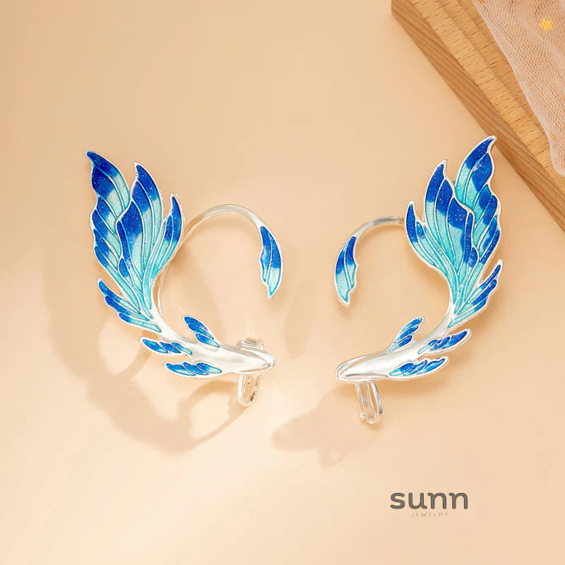 Chanelle Painted Goldfish Earrings