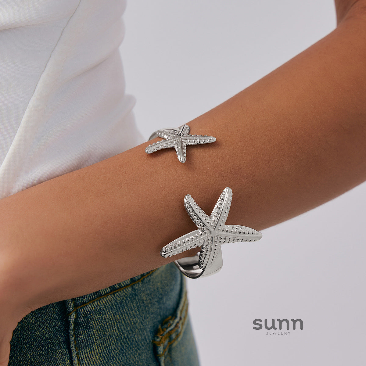 Chanelle Starfish Open Arm Cuff [OJQLI1TI]