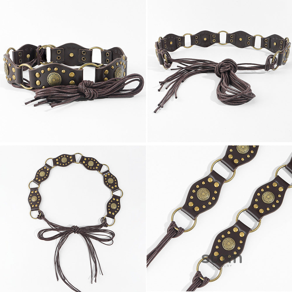 Channing Rivet Chain Belt [VHTNRD92]