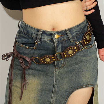 Channing Rivet Chain Belt [89U6BFOP]