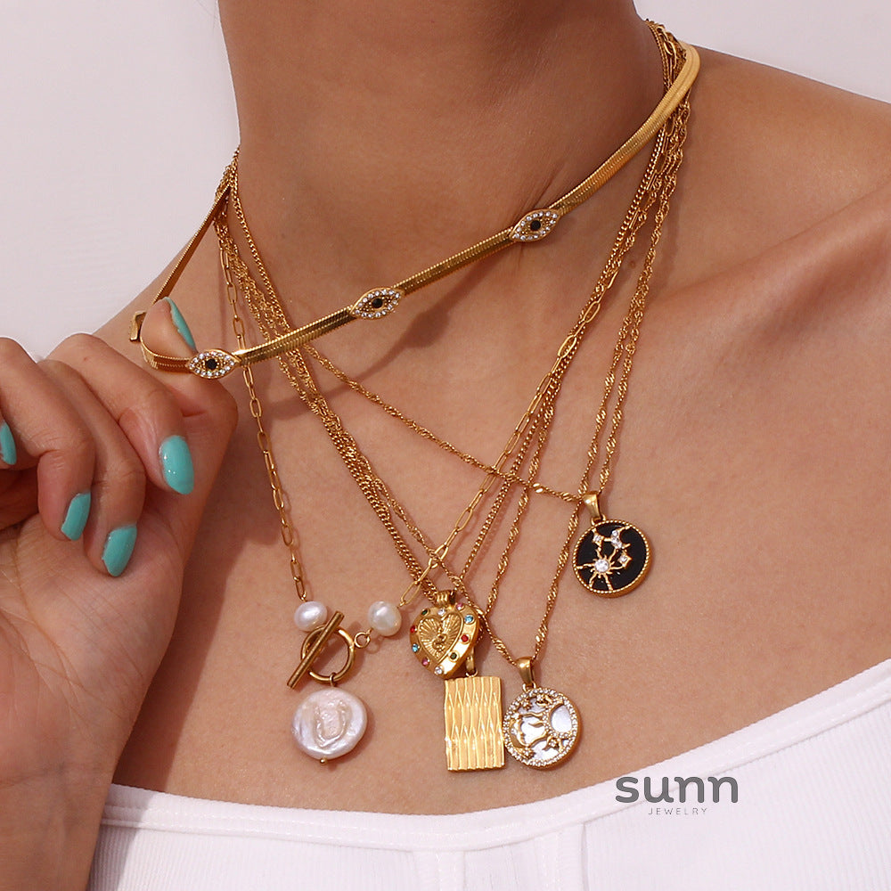 Chantal Layered Celestial Necklace [7T4YCBS5]