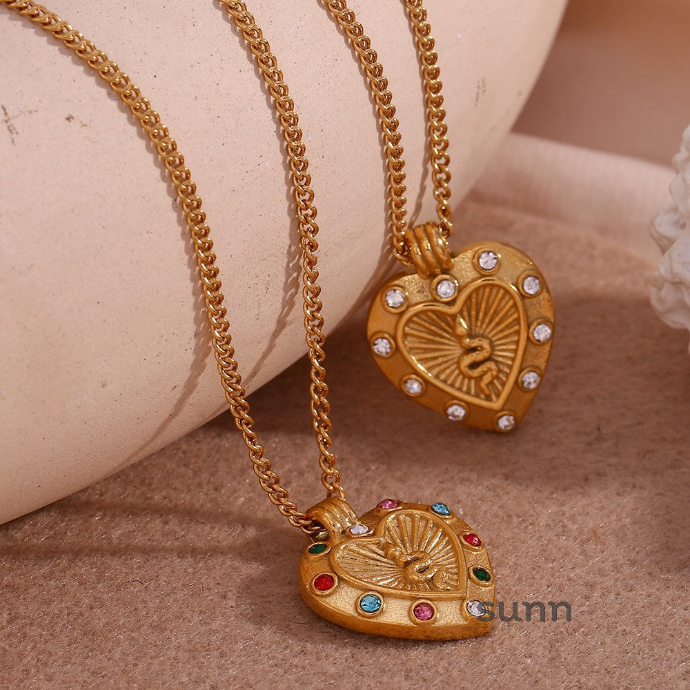 Chantal Layered Celestial Necklace [PWUZ36BC]