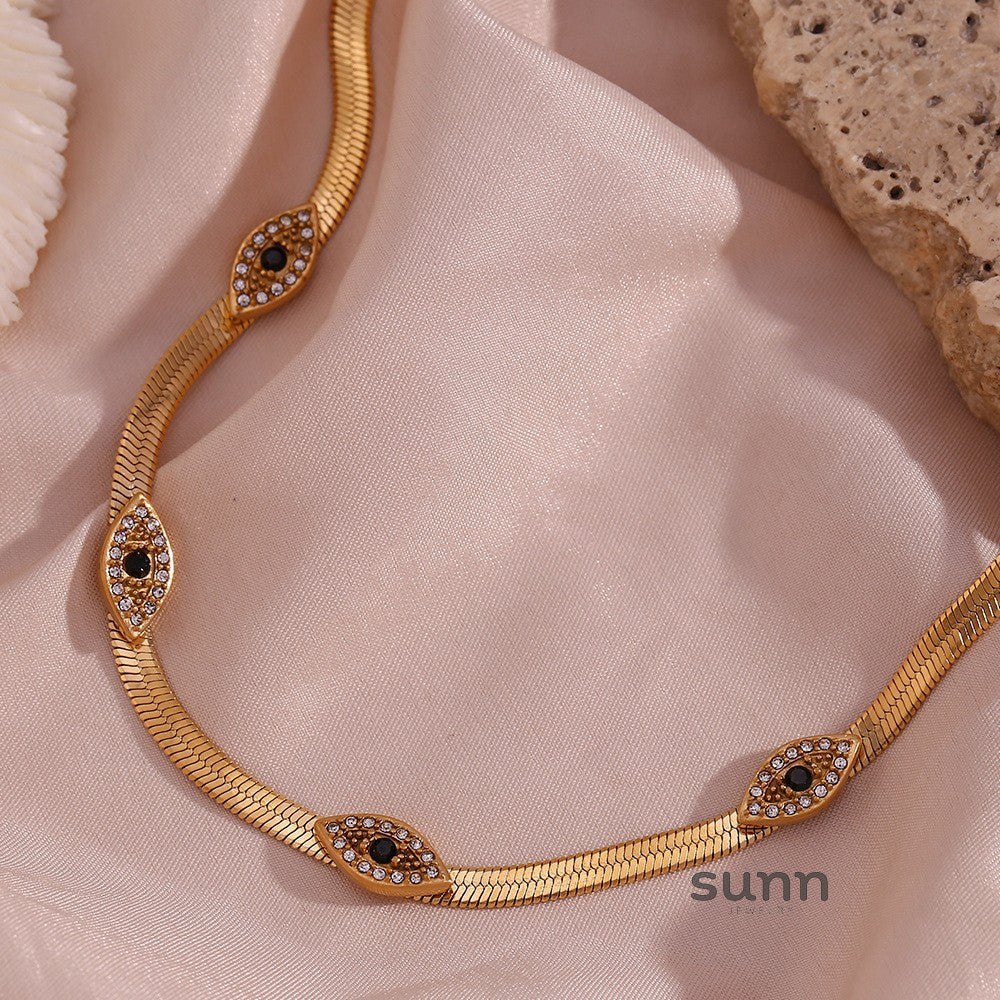 Chantal Layered Celestial Necklace [N9FCOK2S]