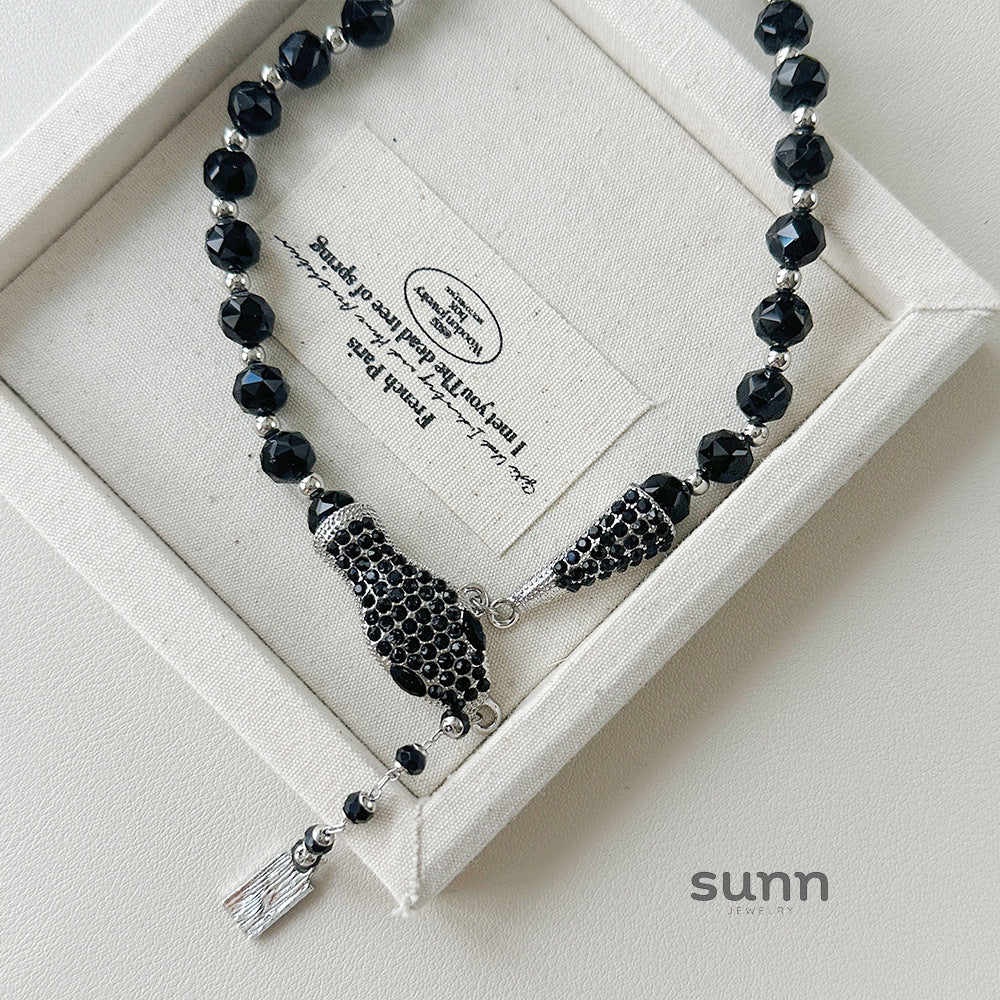 Chantelle Black Serpent Choker [ZTYHLMHG]