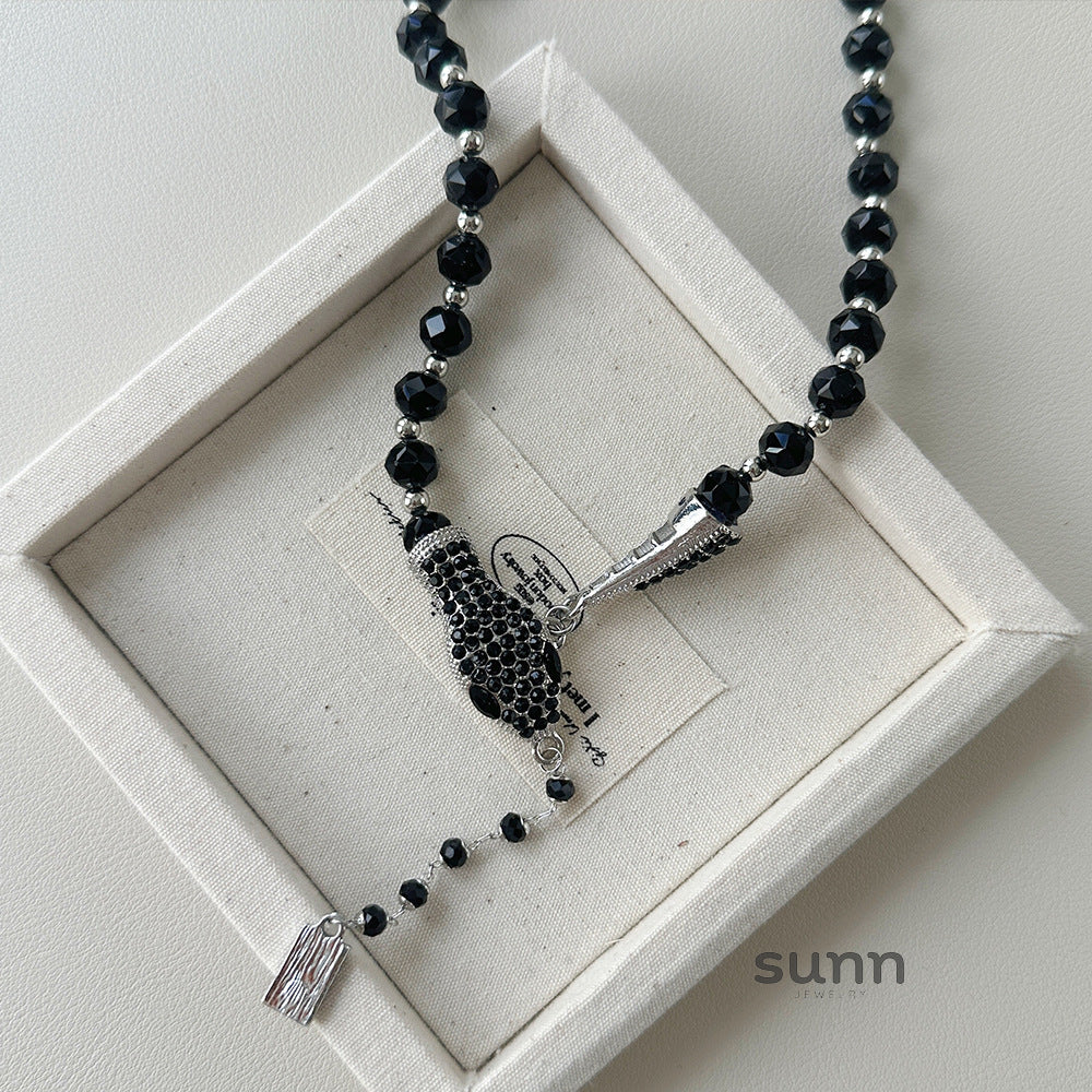 Chantelle Black Serpent Choker [5OULJ85N]