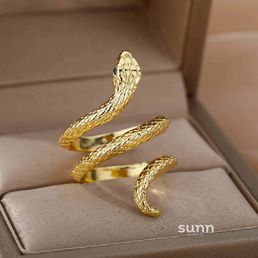 Charlee Adjustable Serpent Rings