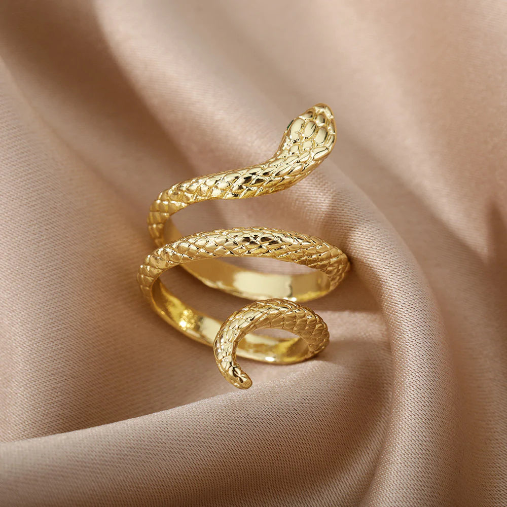 Charlee Adjustable Serpent Rings