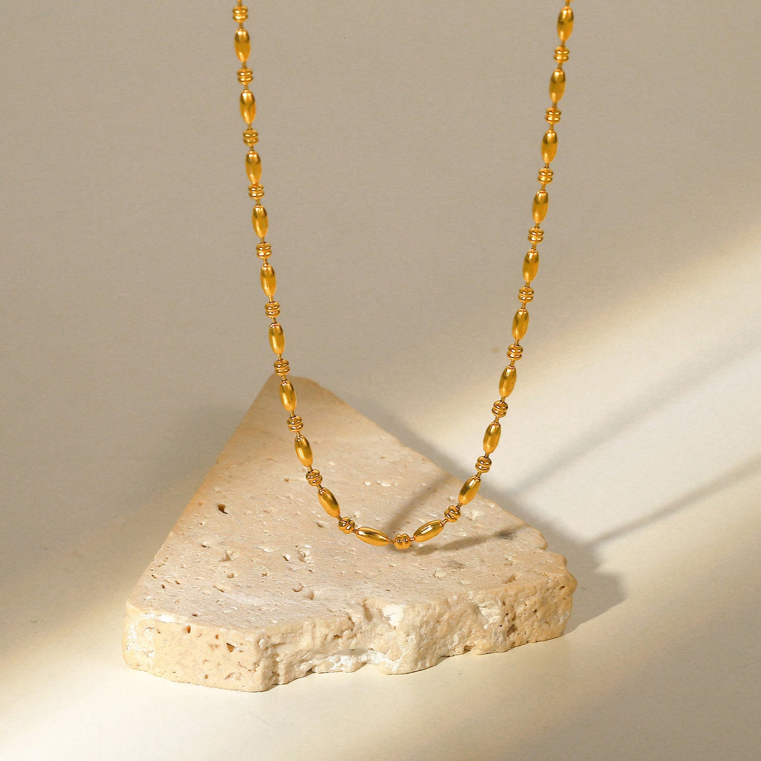 Charleigh Layered Oval Chain Necklace [0FFAJOKA]