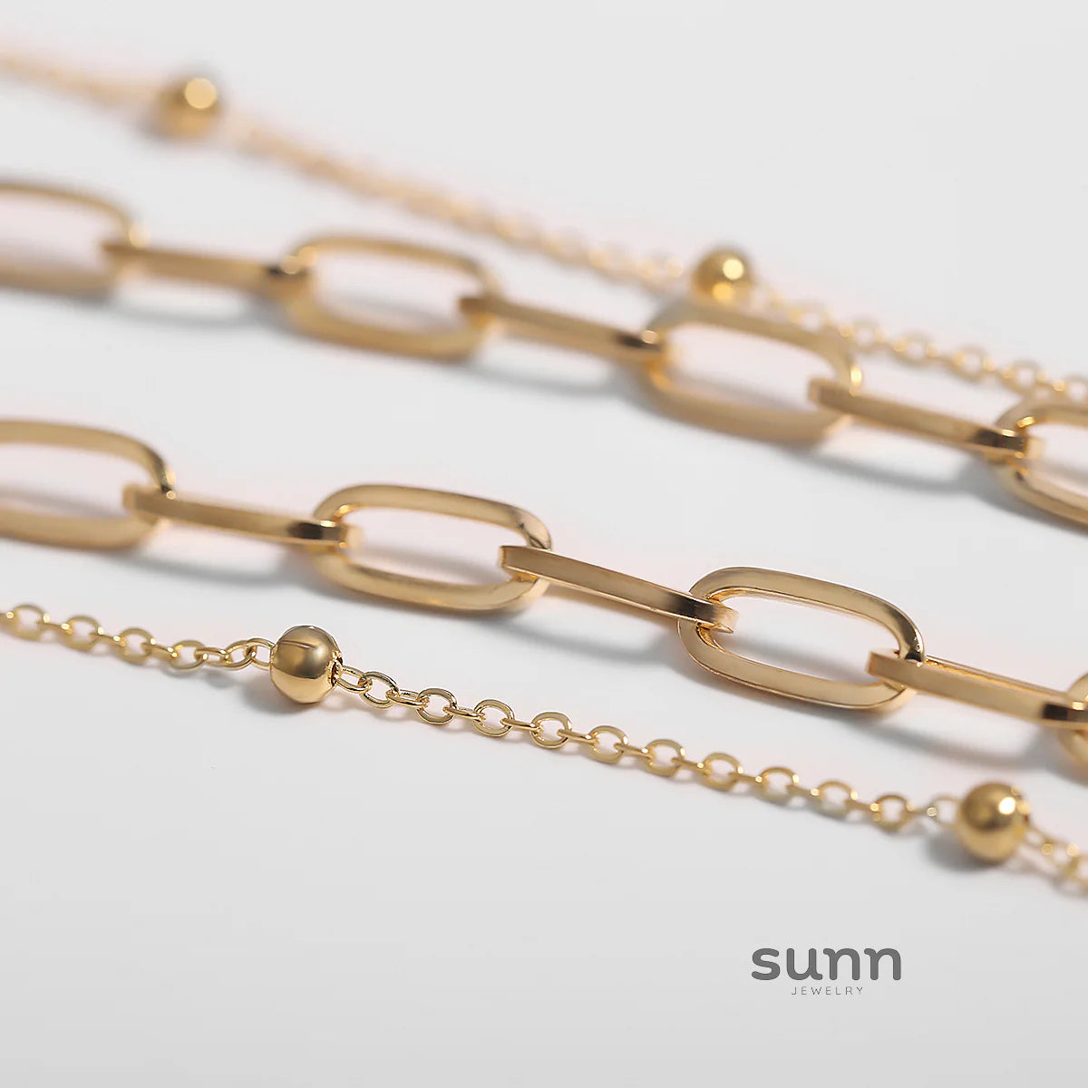 Charleston Layered Pearl Chain Necklace