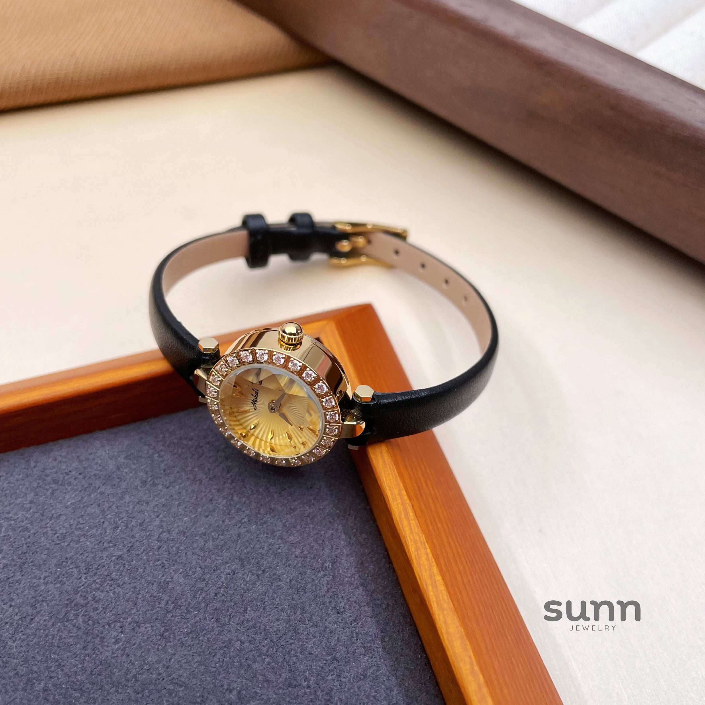 Charlette Dainty Rhinestone Watch
