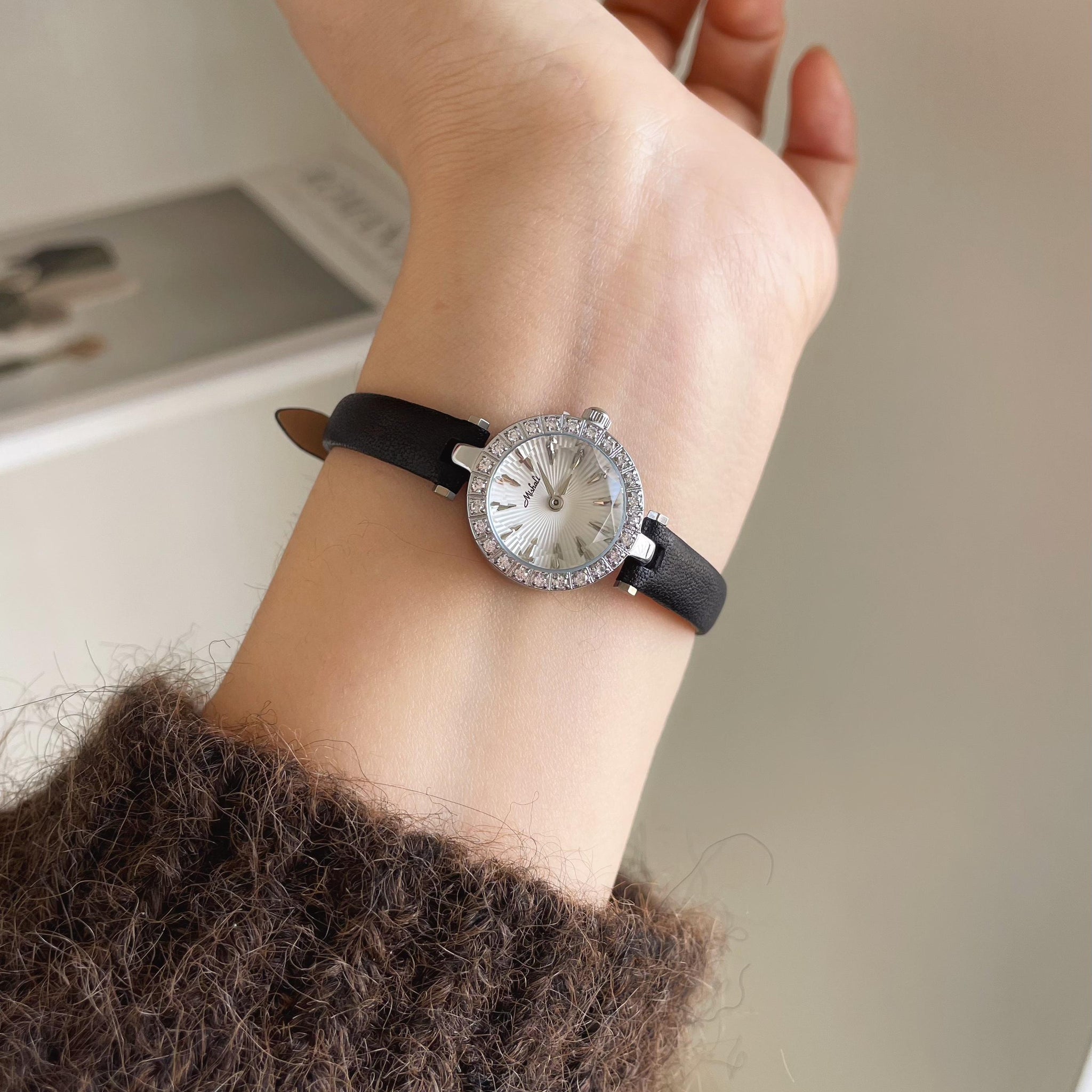 Charlette Dainty Rhinestone Watch