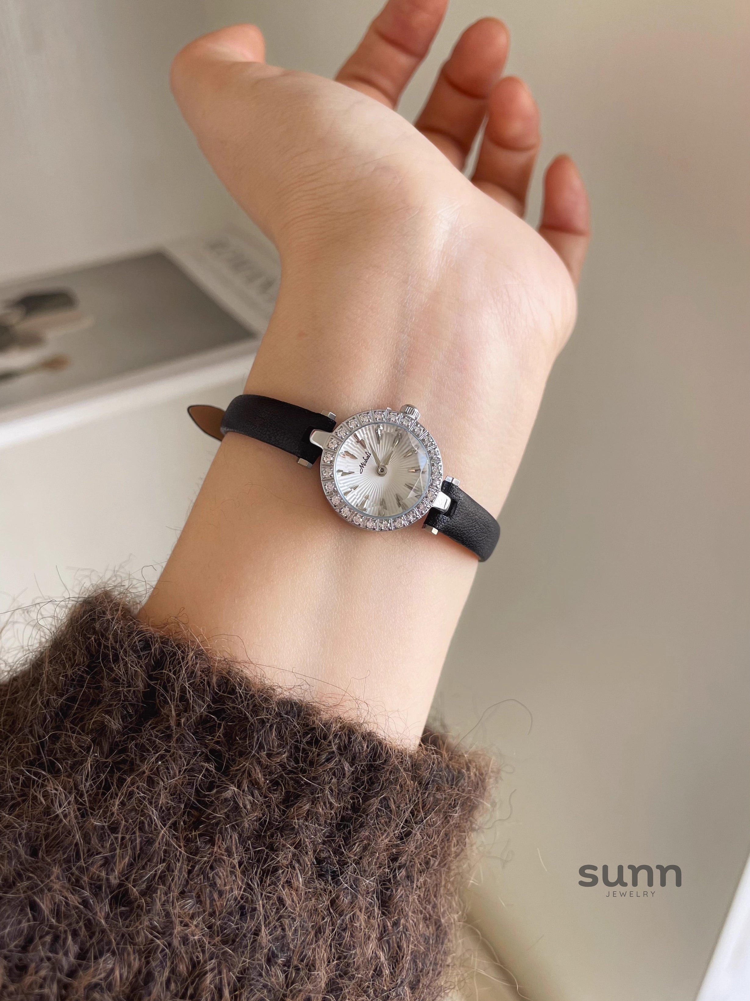 Charlette Dainty Rhinestone Watch