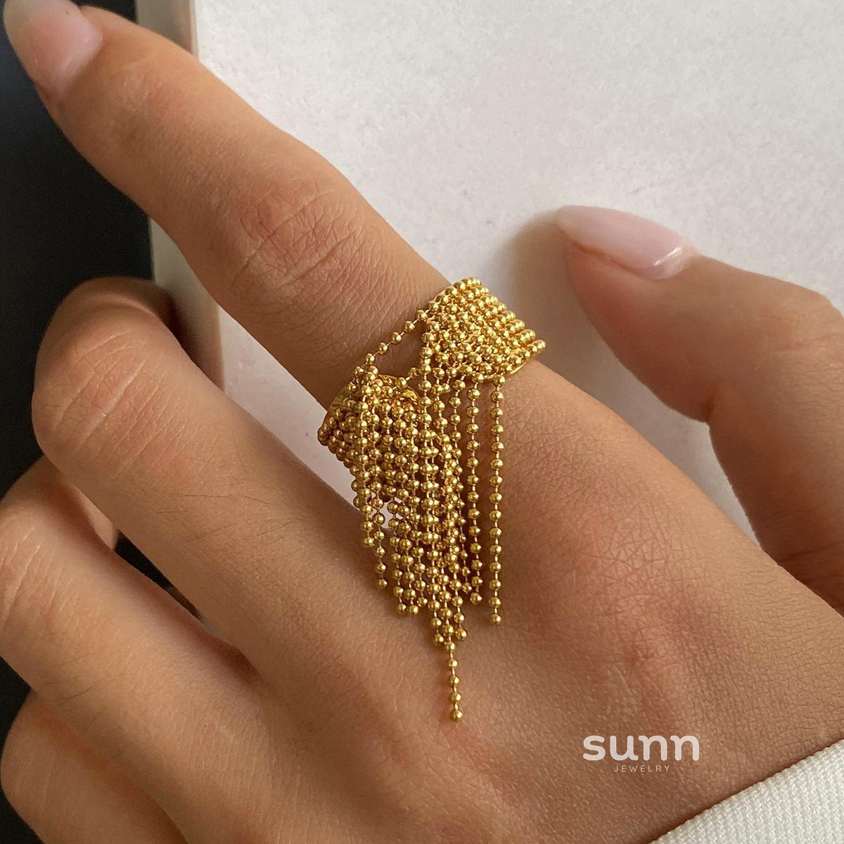 Charli Tassel Open Ring [8MJ1IL76]