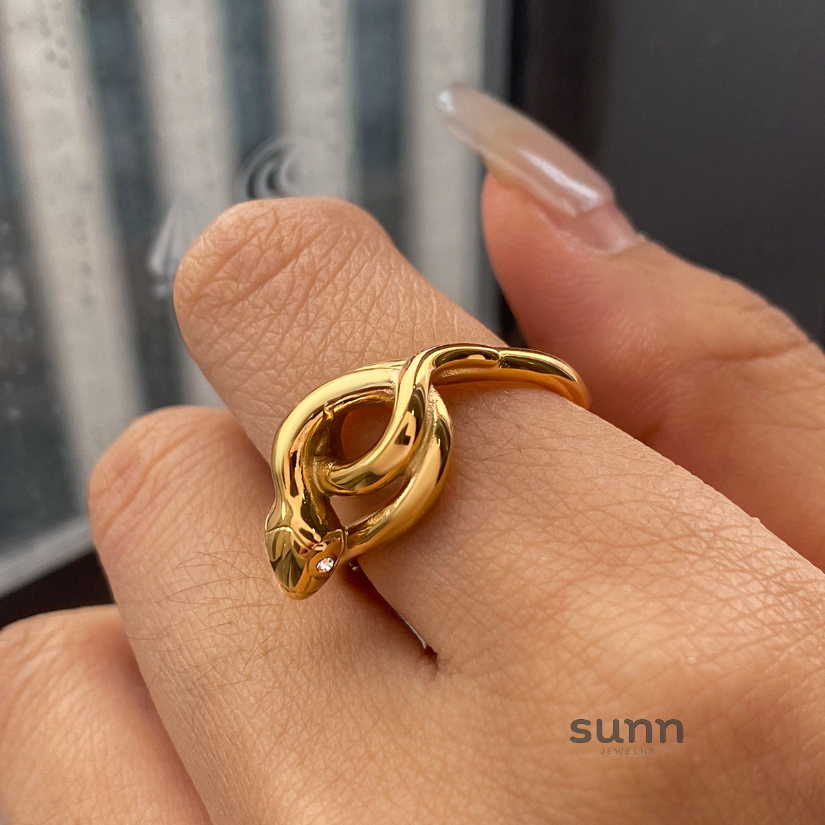 Charlize Serpent Design Ring [5LISFNK3]