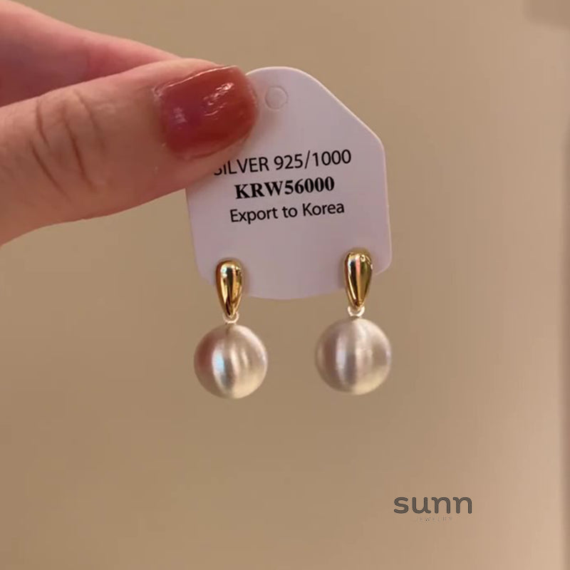 Charly Frosted Ball Earrings [L2IBUZVN]