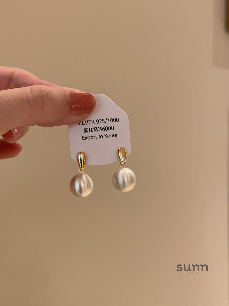 Charly Frosted Ball Earrings [ECB70NN5]
