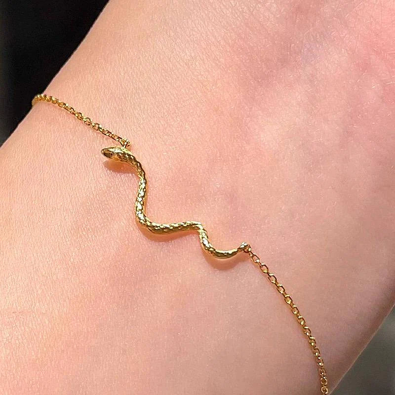 Charolette Delicate Serpent Bracelet