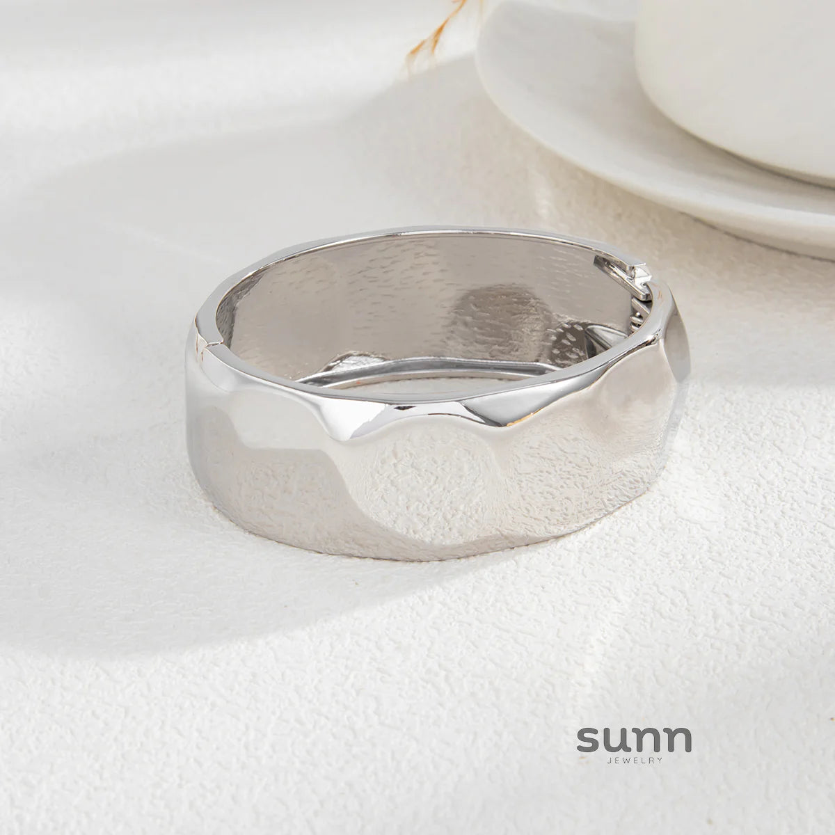 Charolette Faceted Oval Spring Bracelet