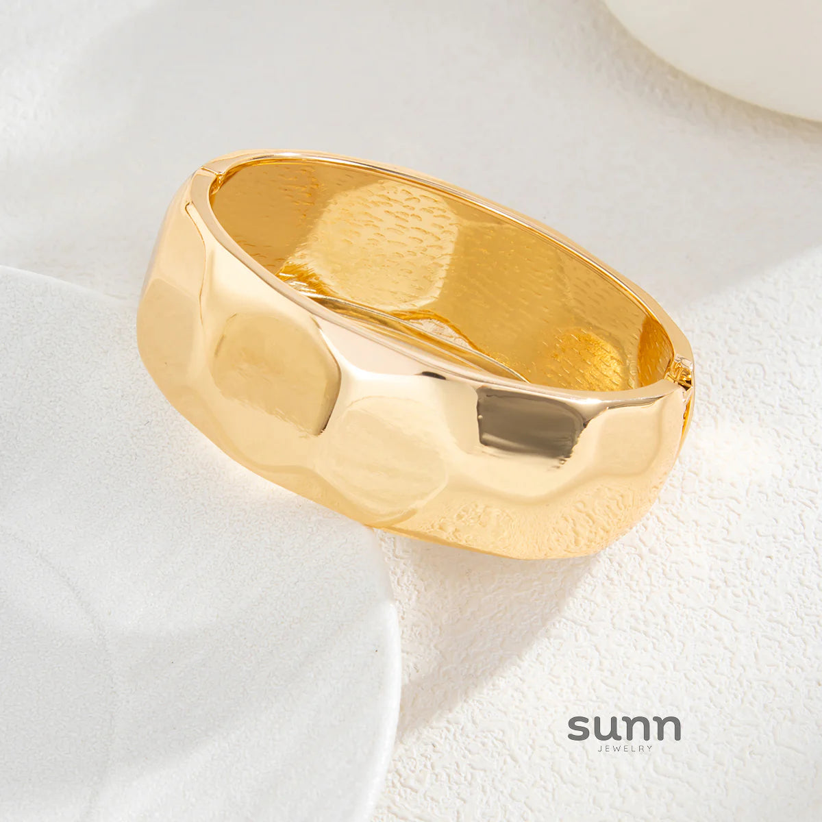 Charolette Faceted Oval Spring Bracelet