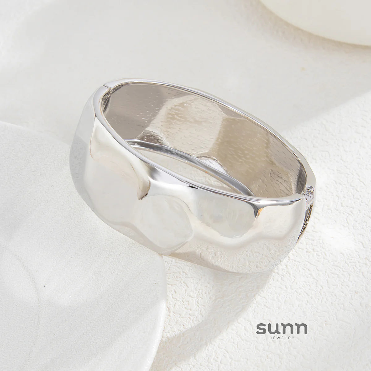 Charolette Faceted Oval Spring Bracelet