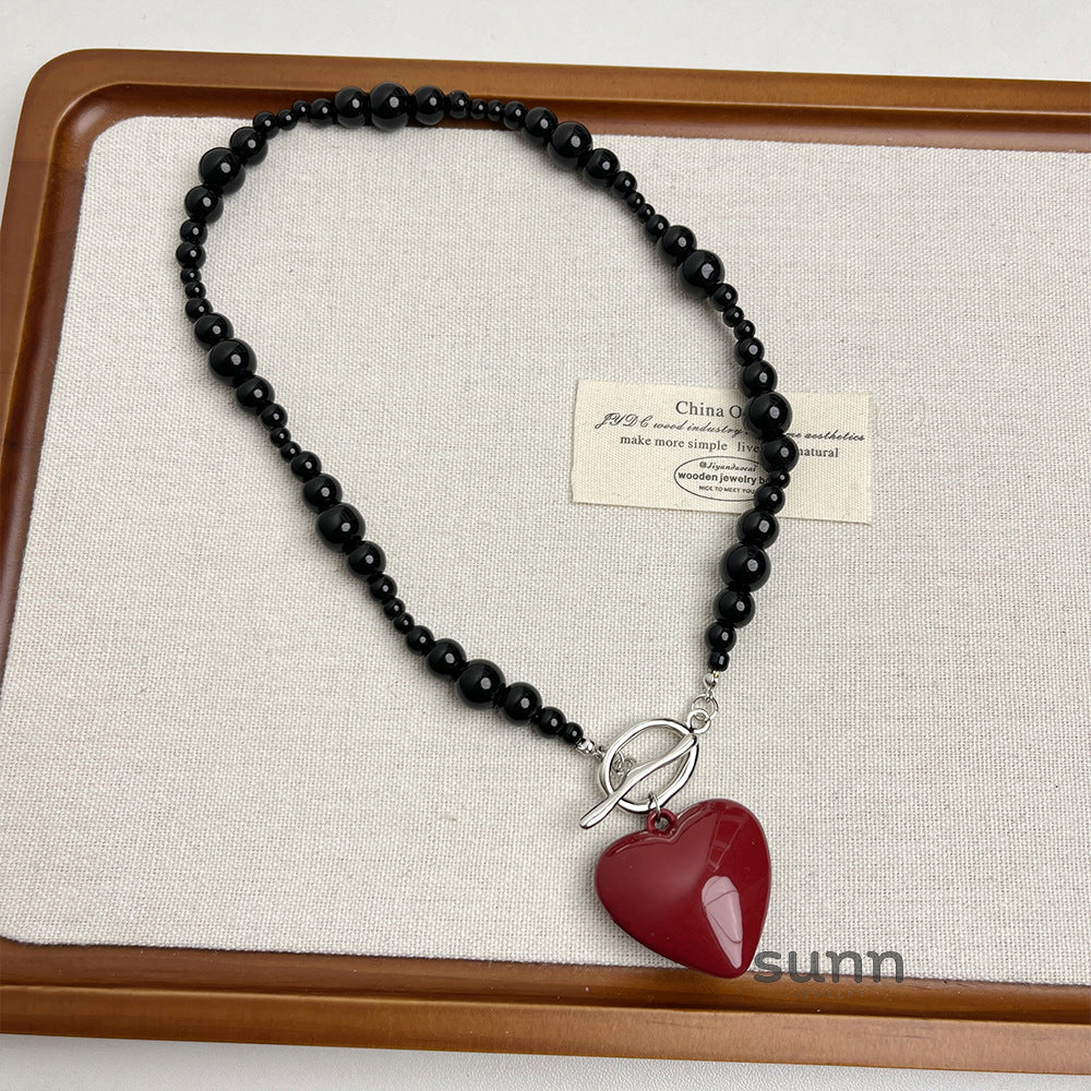 Chase Toggle Heart Necklace [WVG8AWSQ]