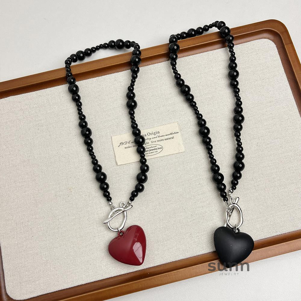 Chase Toggle Heart Necklace [XDQ1CQJB]