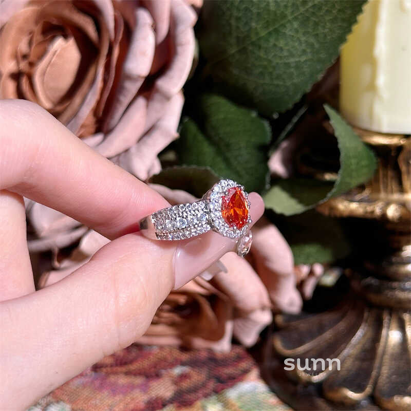 Chasity Orange Oval Ring [6MLHNDVD]