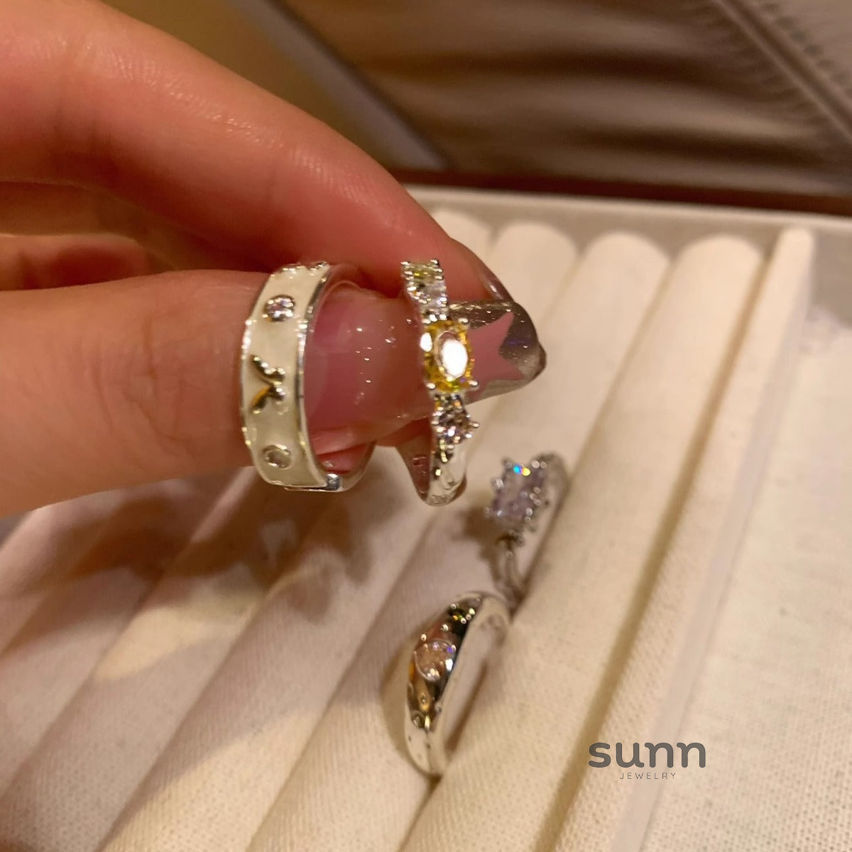 Chava Zircon Stackable Ring [URWRQTAG]
