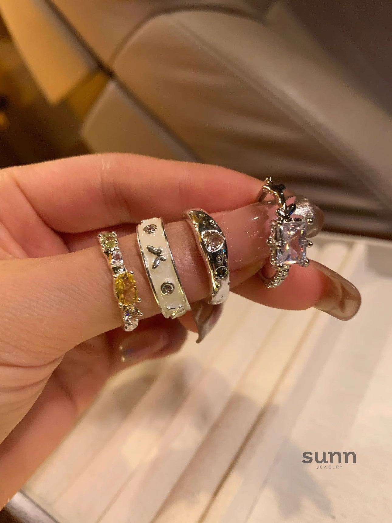 Chava Zircon Stackable Ring [NGD526S6]