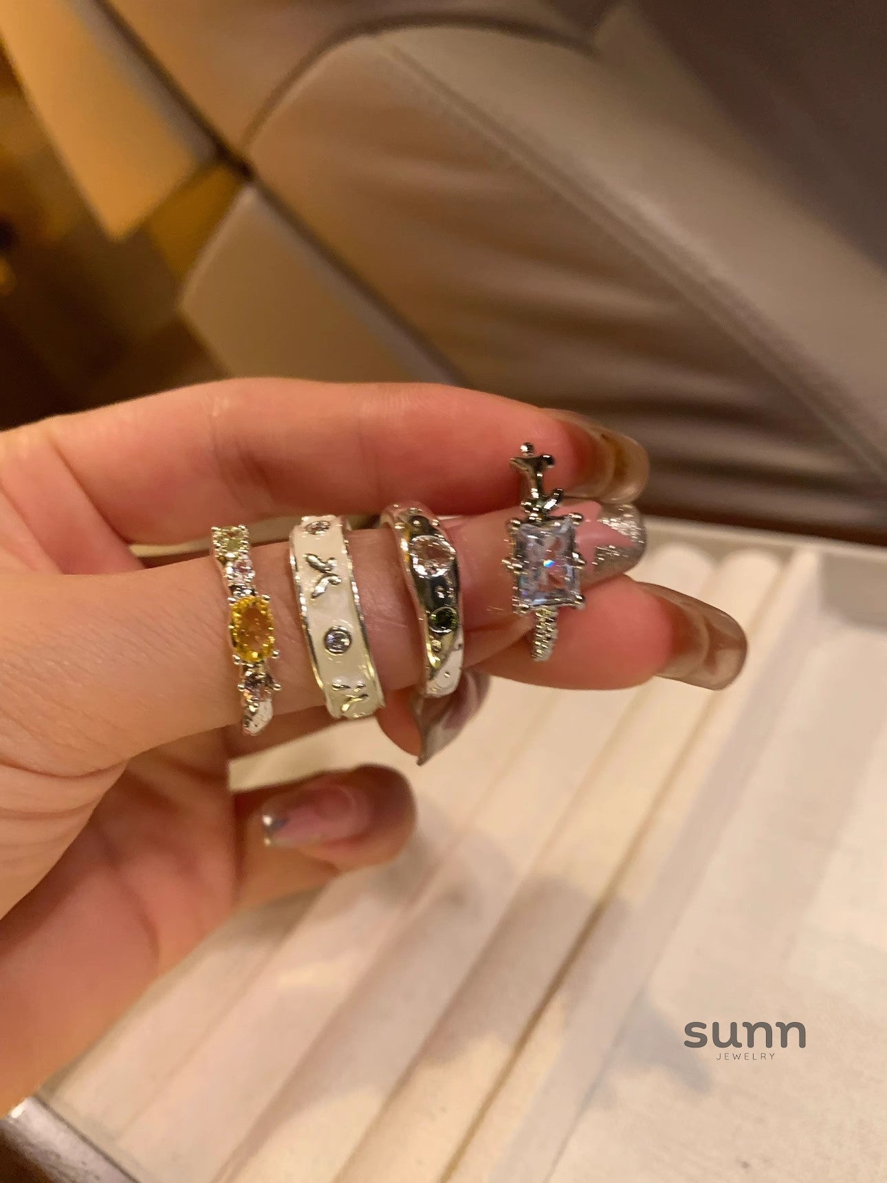 Chava Zircon Stackable Ring [ZPVSRV4R]