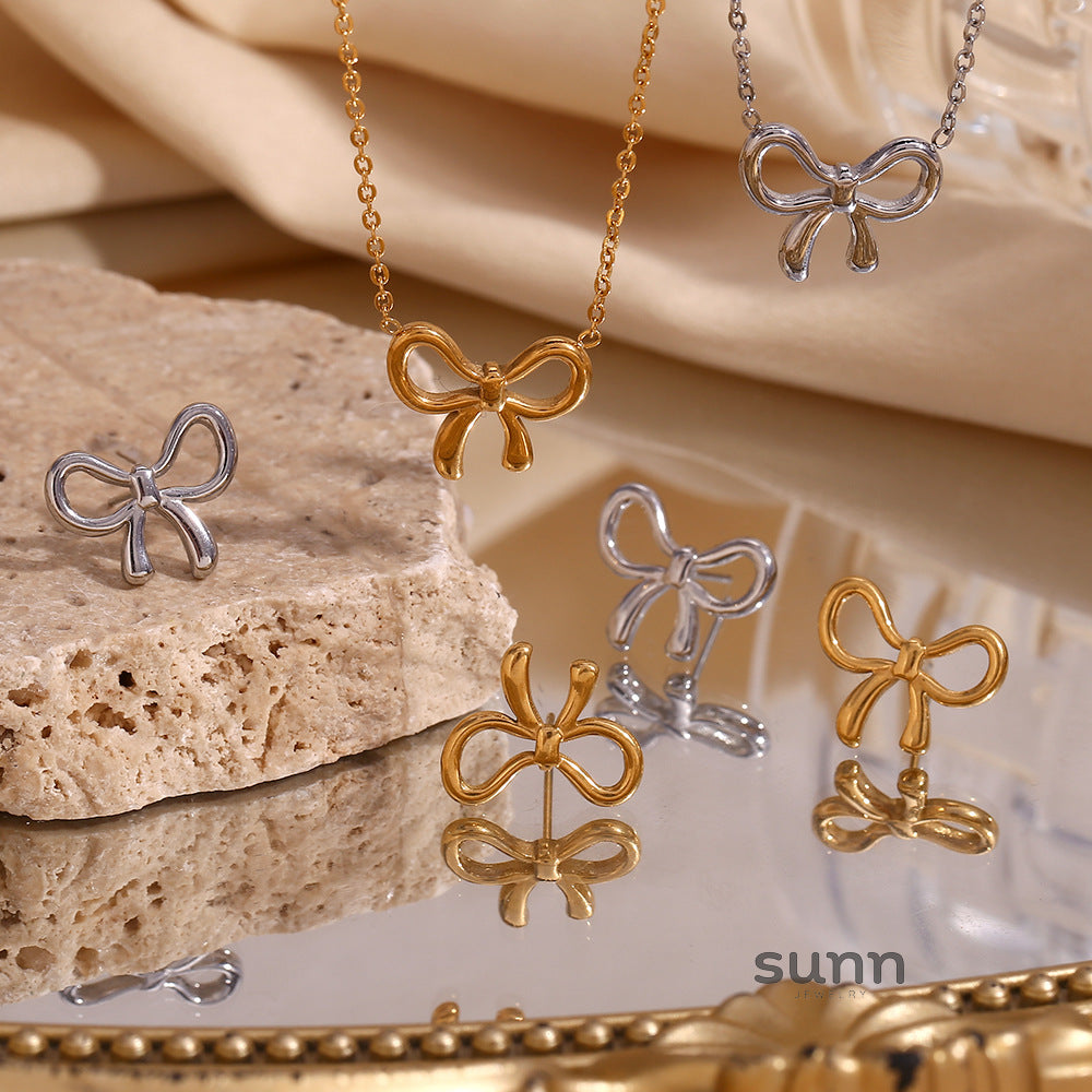 Chavy Sweet Bow Adornment Set [0DSFM20Q]