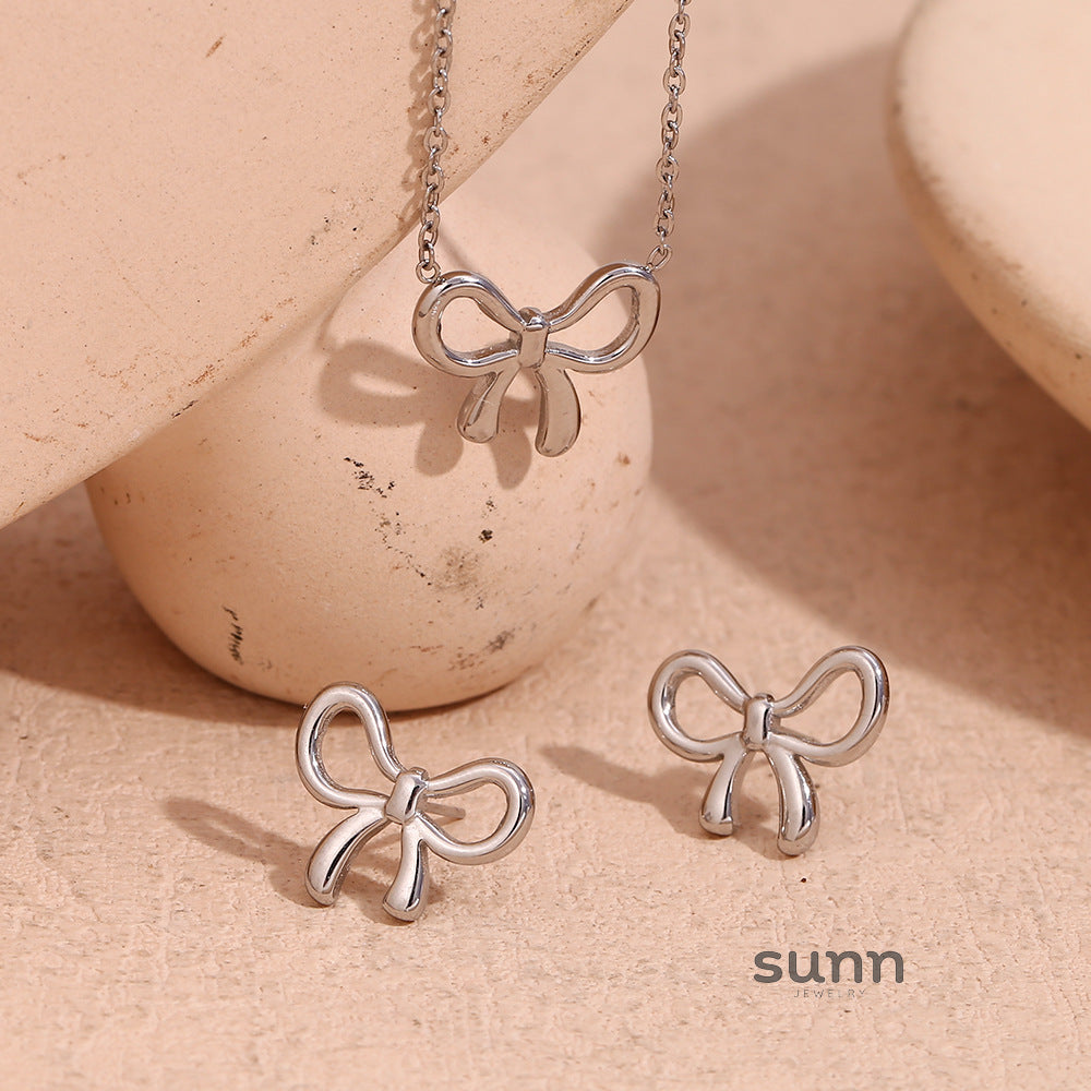 Chavy Sweet Bow Adornment Set [FQYPYHLX]