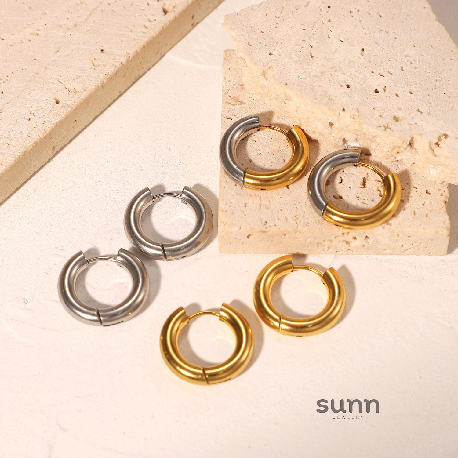 Cherish Delicate Hoop Earrings [6CRFNQCZ]