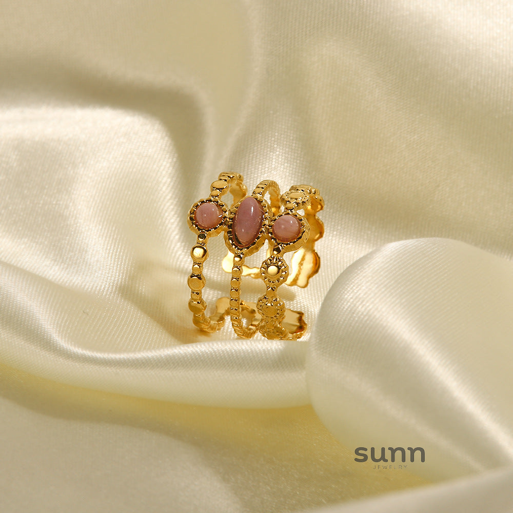 Cherokee Rose Gold Geometric Ring [2ABDR4VY]