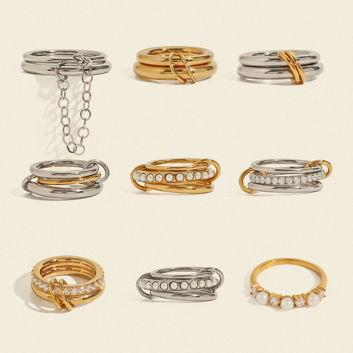 Cherry Stackable Rings Collection [THBYBMVN]