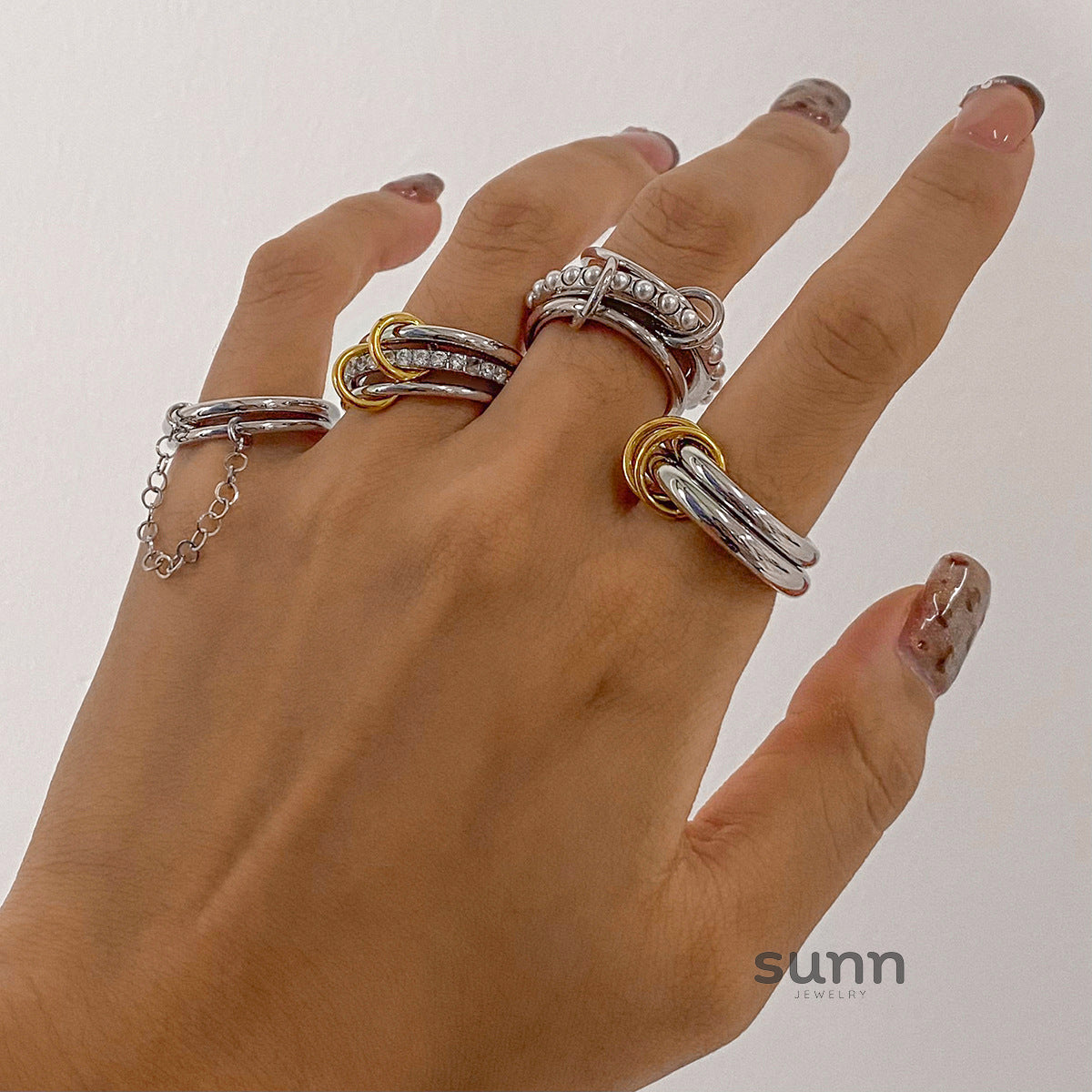 Cherry Stackable Rings Collection [9SP7J07A]