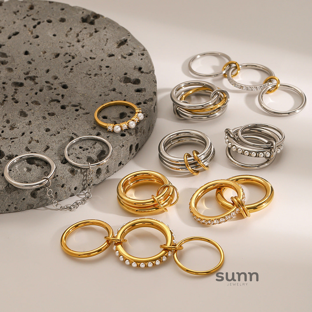 Cherry Stackable Rings Collection [THBYBMVN]