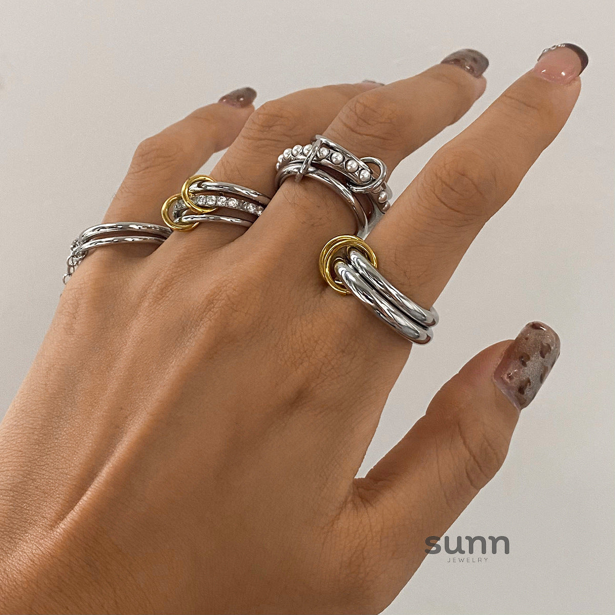 Cherry Stackable Rings Collection [NB5W75DH]