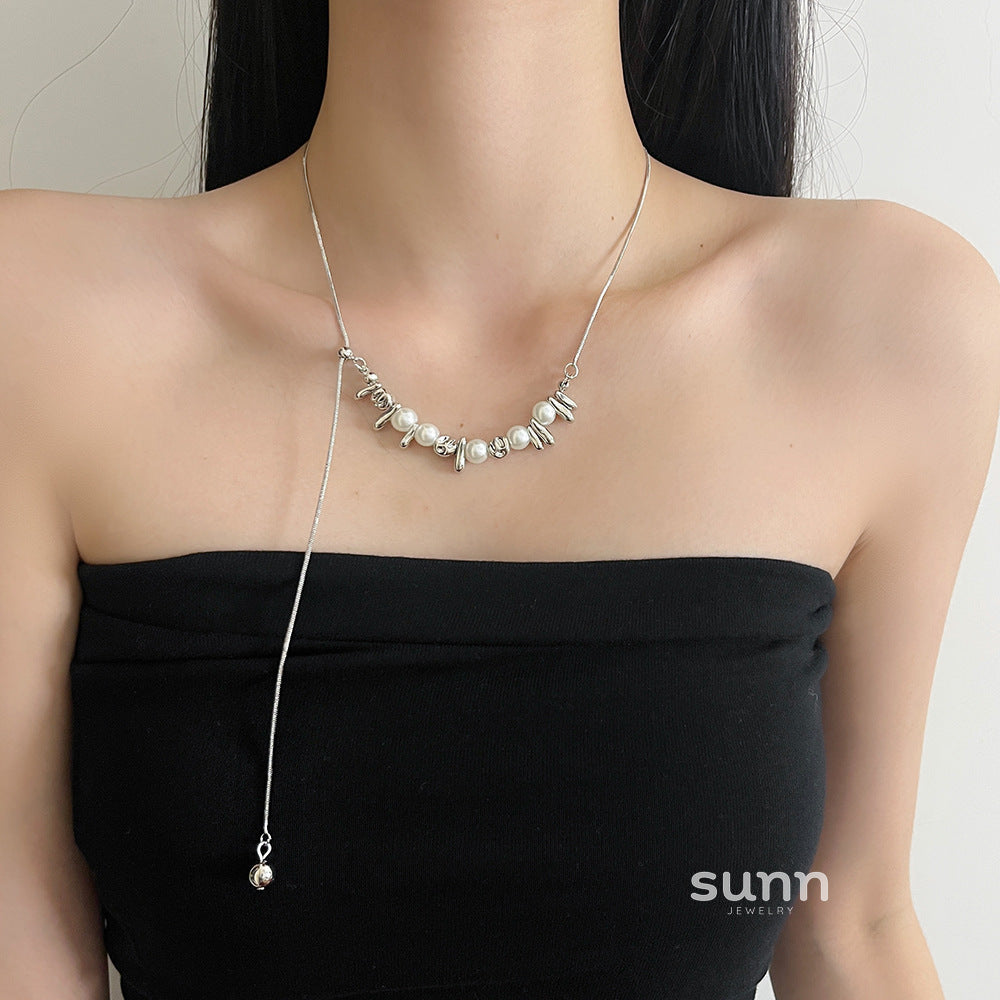 Cheyenne Irregular Pearl Necklace [3SM7ZUW4]