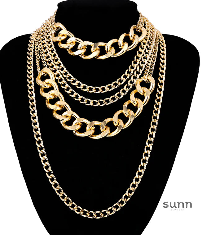 Cheyenne Multi-Layer Chain Necklace