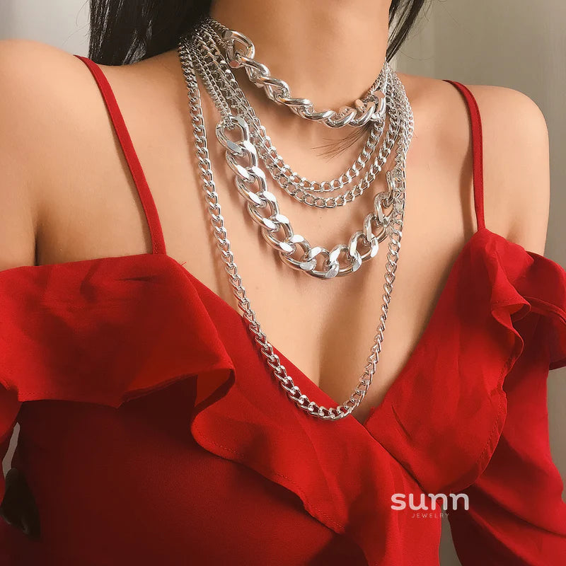 Cheyenne Multi-Layer Chain Necklace