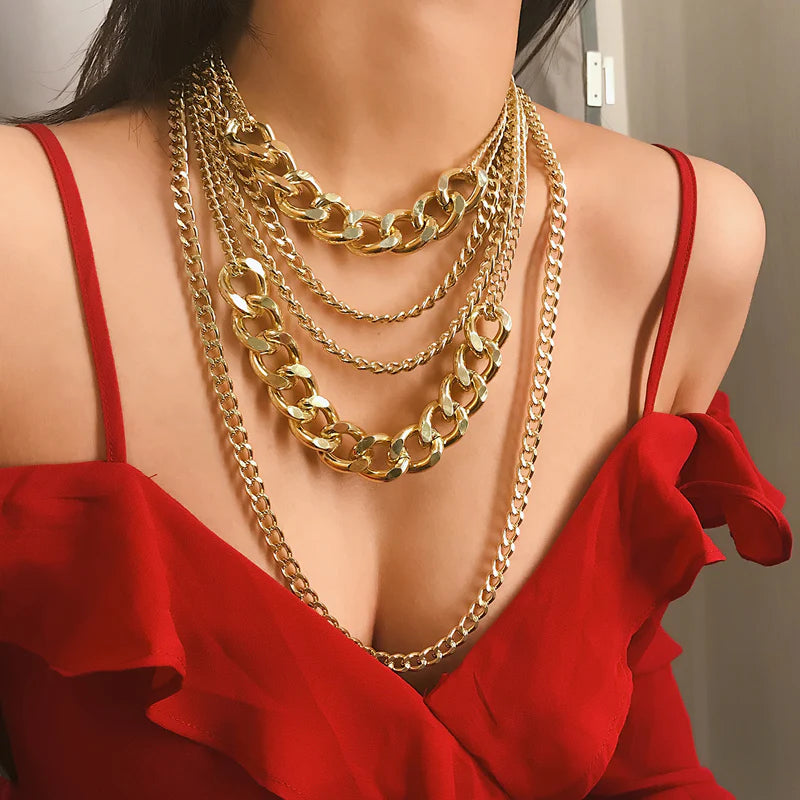 Cheyenne Multi-Layer Chain Necklace