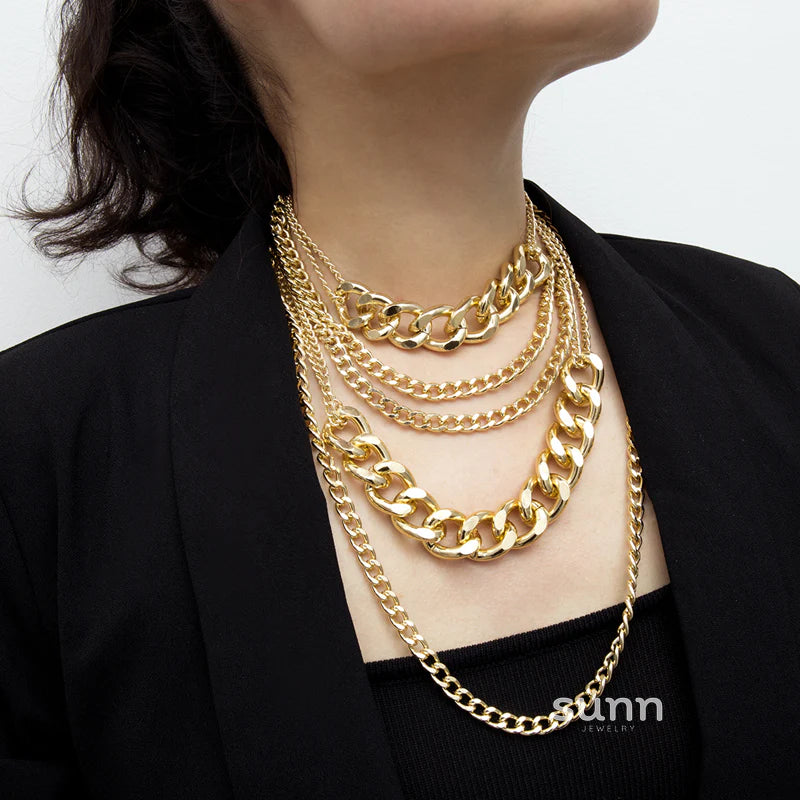 Cheyenne Multi-Layer Chain Necklace