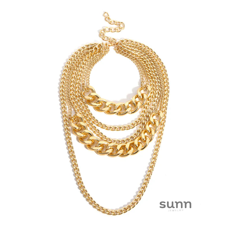 Cheyenne Multi-Layer Chain Necklace