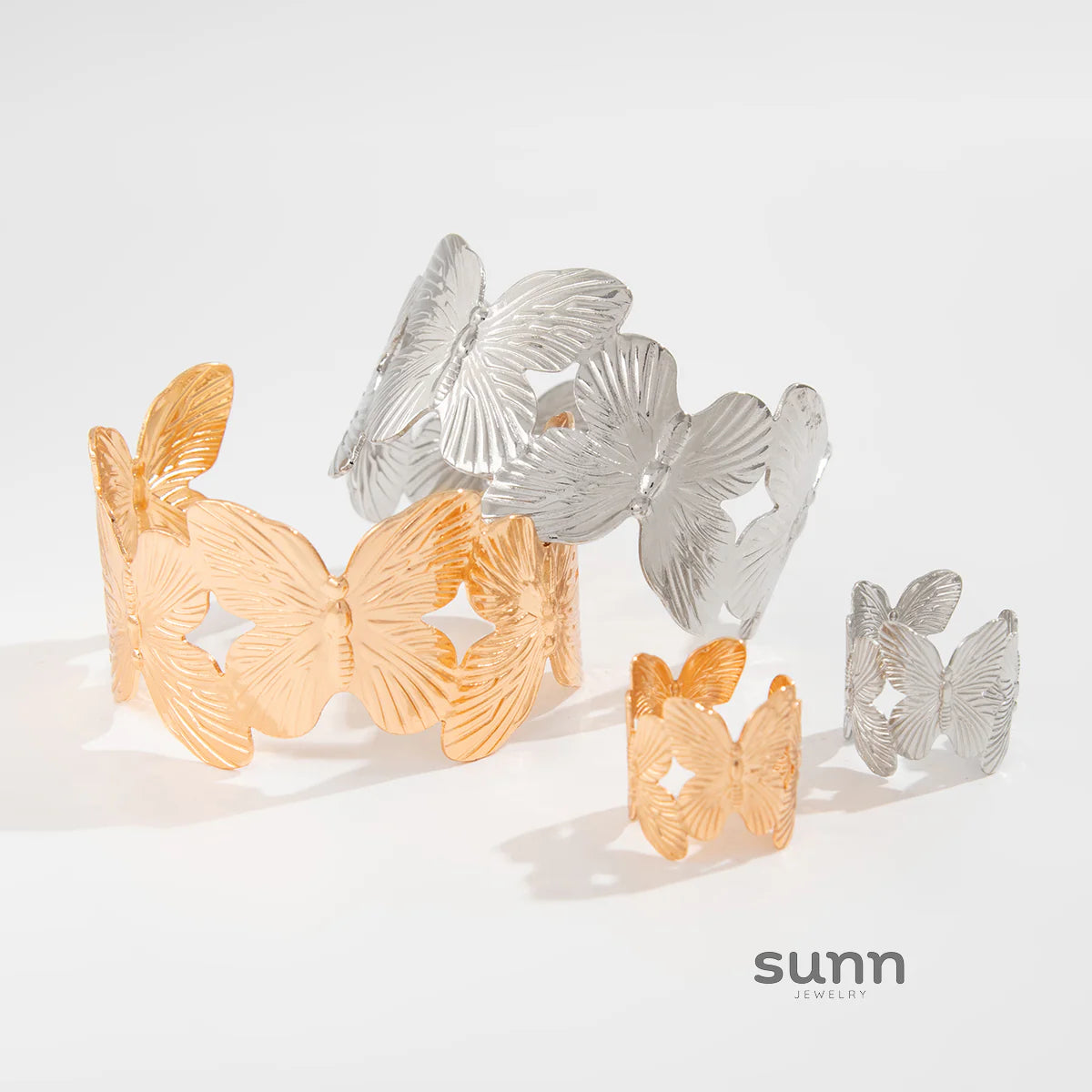 Chiamaka Bloom Ring Bracelet Set