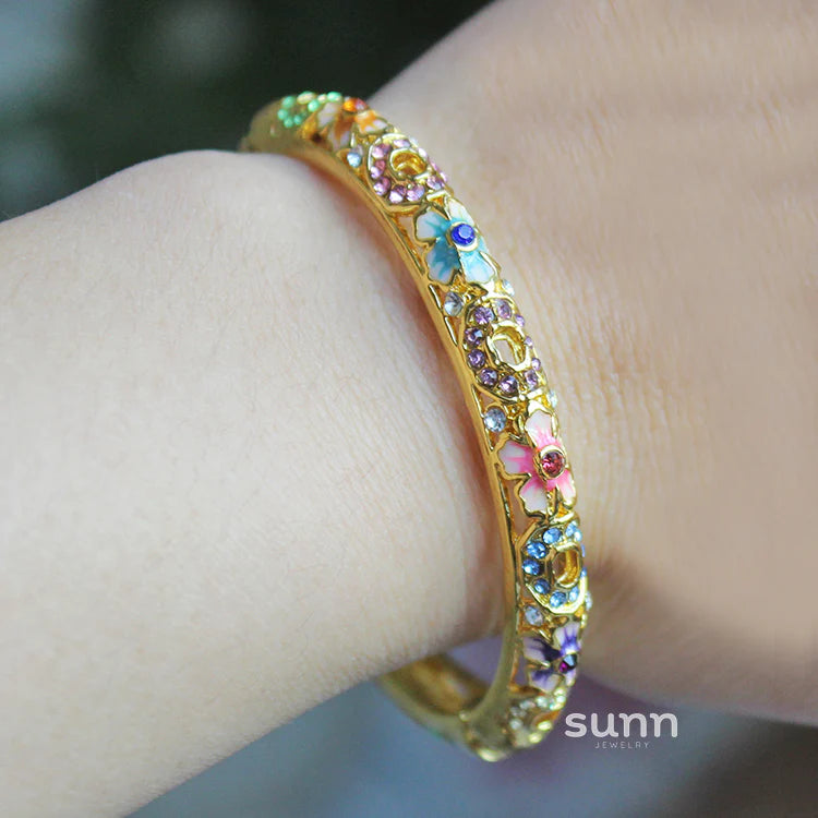 Chimamanda Ornate Cloisonne Bangle