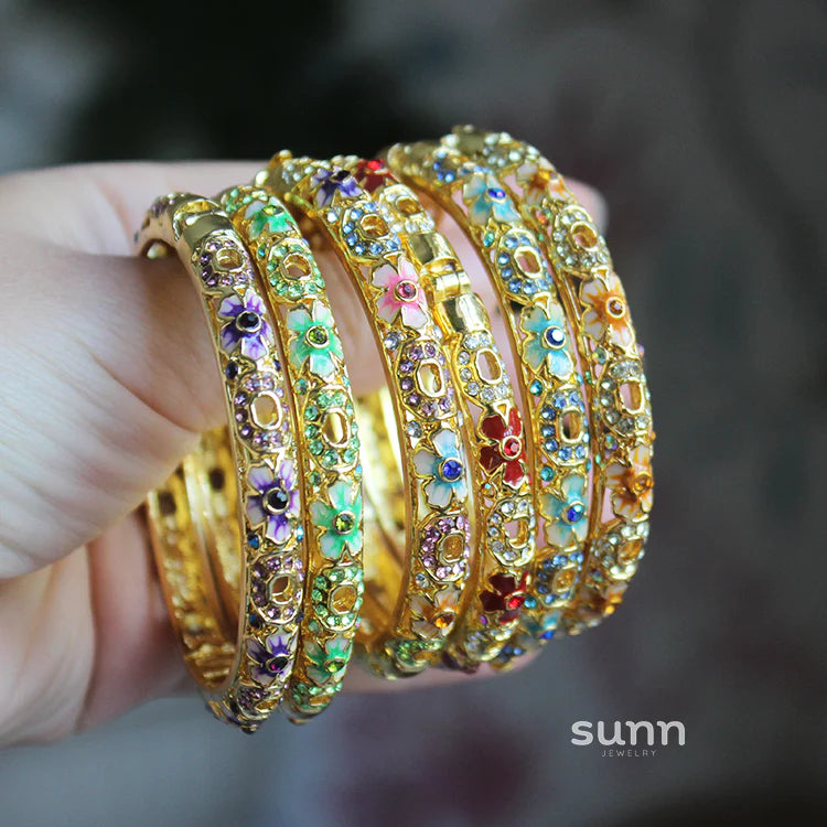 Chimamanda Ornate Cloisonne Bangle