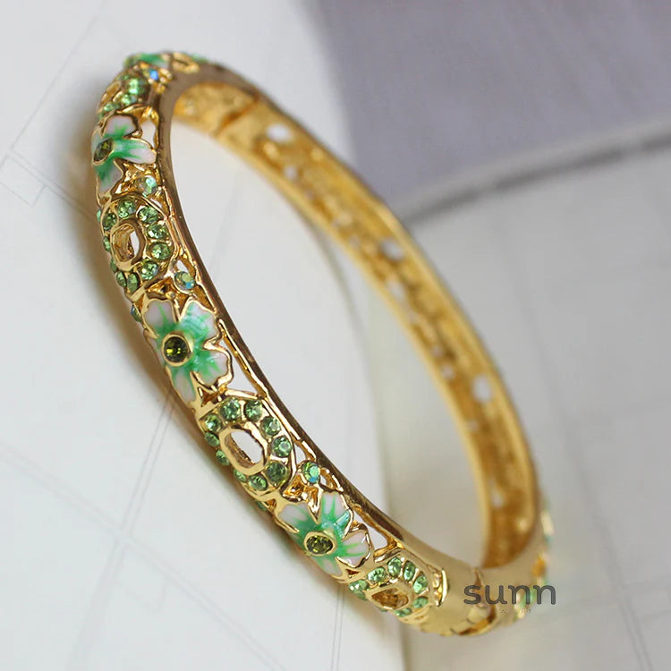 Chimamanda Ornate Cloisonne Bangle