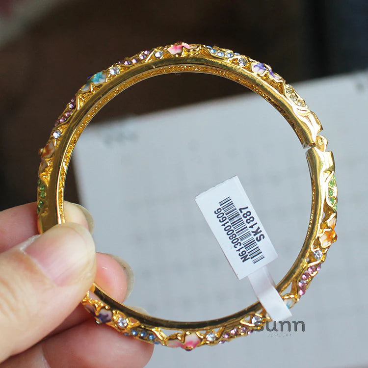 Chimamanda Ornate Cloisonne Bangle