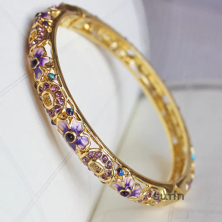 Chimamanda Ornate Cloisonne Bangle
